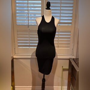 T by Alexander Wang Black Racerback Dress